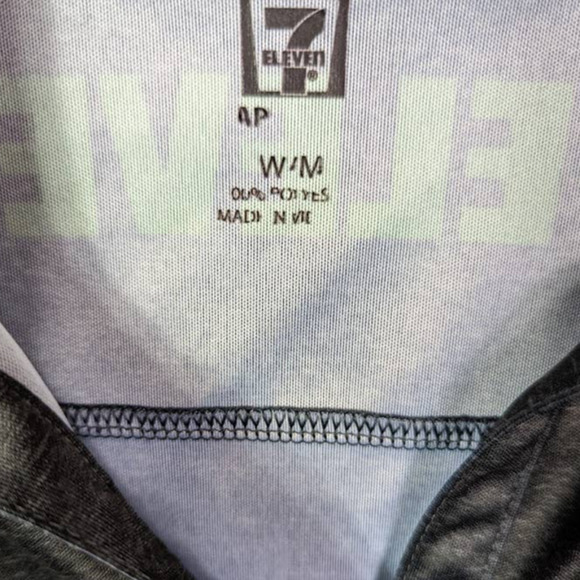 7-Eleven Womens M Polo Work Uniform Shirt seven 11 - Picture 3 of 6
